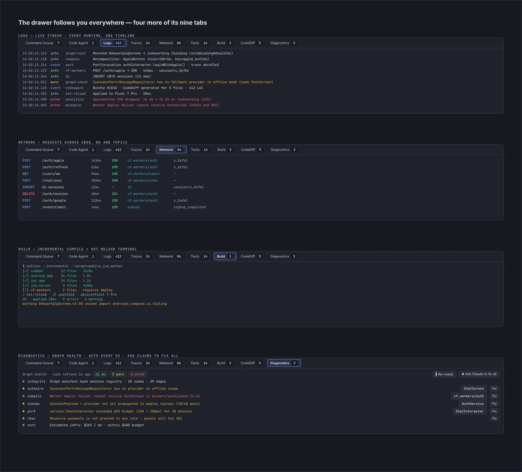 05.04 · Interface · Drawer States